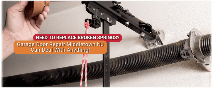 Broken Garage Door Spring Middletown NJ